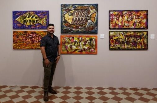 Exposición del artista de la plástica y escritor Missael Acosta en Mérida Yucatán . Colaboración con la galería de Arte 1010 y exhibiciones colectivas. Fotos: cortesía del entrevistado.