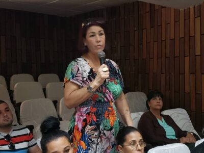 Yamilé Borrego, Directora General de Salud Pública en el Ariguanabo.