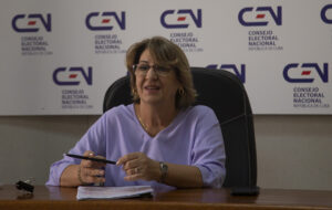Alina Balseiro presidenta del Consejo Electoral Nacional (CEN) de Cuba