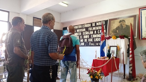Despedida a Fernando Pérez, Presidente de la Asociación de Combatientes de la Revolución Cubana en San Antonio de los Baños. Fotos: Eleanet Vidal.