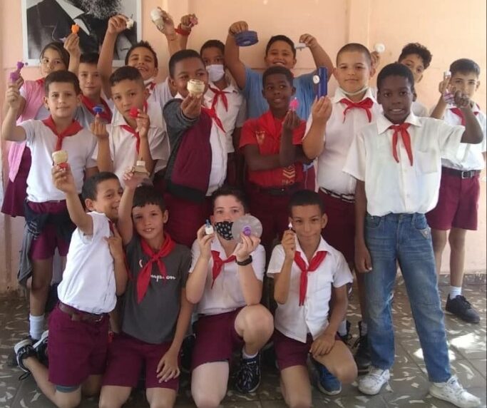 Integrantes del círculo de interés ‘’Recreación y Naturaleza''.