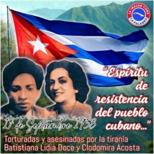 Lidia Doce y Clodomira Acosta, heroínas del silencio