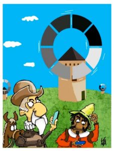 VIII Salón Nacional de Artes Plásticas "José Luis Posada". Premio Humor General Autor: Ismael Lema Águila Título: Inconexión