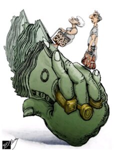 VIII Salón Nacional de Artes Plásticas "José Luis Posada". Mención Humor General Autor: José Ángel Téllez Villalón Título: Más abusador que ayer