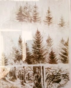 VIII Salón Nacional de Artes Plásticas "José Luis Posada". Premio Historieta Autor: Jorge Alejandro Guerra Salomón Título: Evocando las hojas