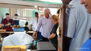 Visita presidencial con diálogo laboral