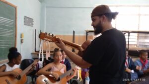 Intercambio entre músicos cubanos