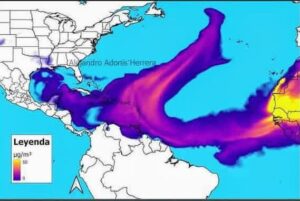 Polvo del Sahara en Cuba