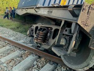 Accidente de un tren de carga en Camagüey