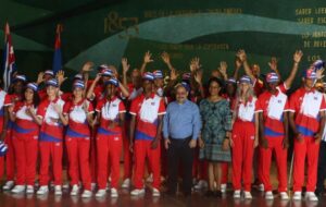 Abanderada delegación cubana a Juegos Panamericanos de la Juventud Sorda