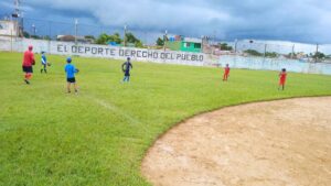 Actividad deportiva en el estadio Julio Pérez: desarrollo del talento local